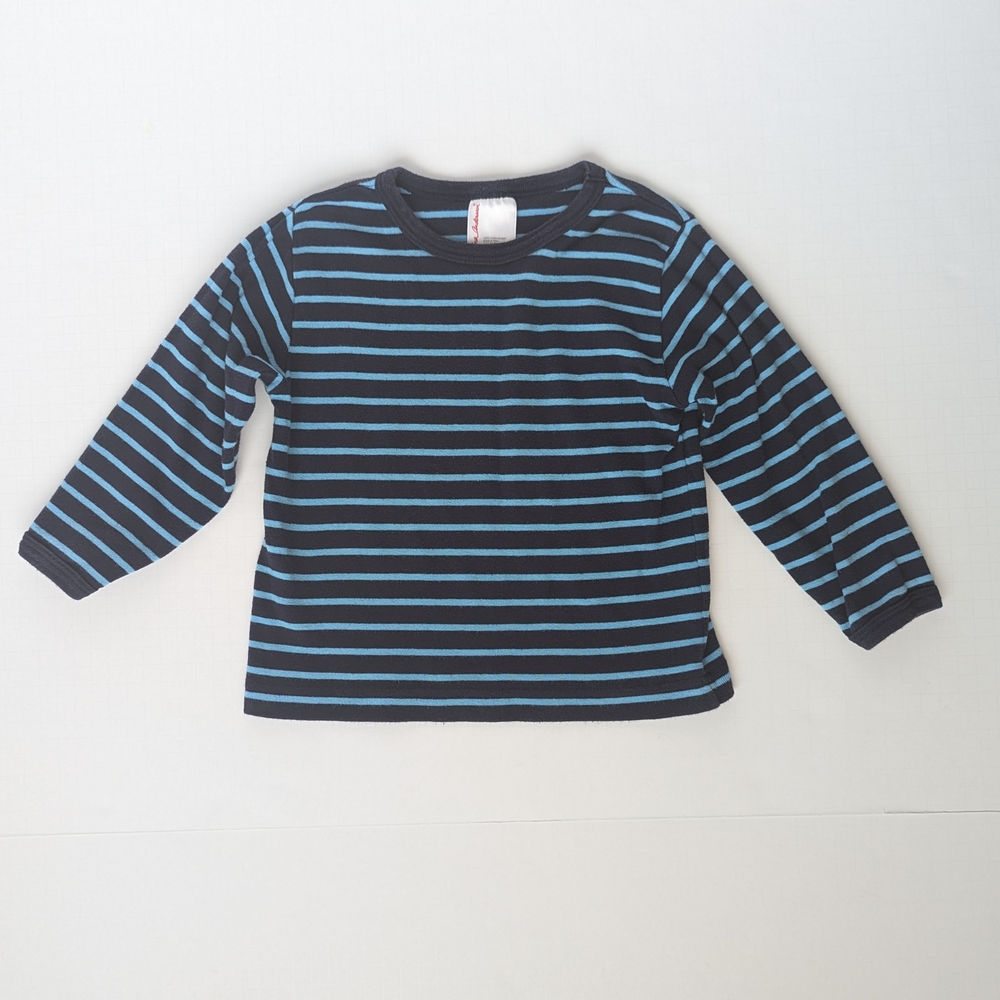 Hanna Andersson Teal Striped Shirt 100